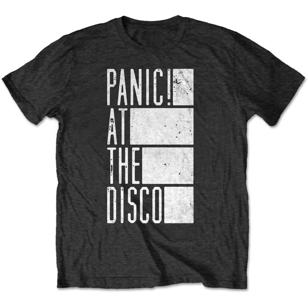 Panic! At The Disco - Bars Heren Tshirt - Zwart